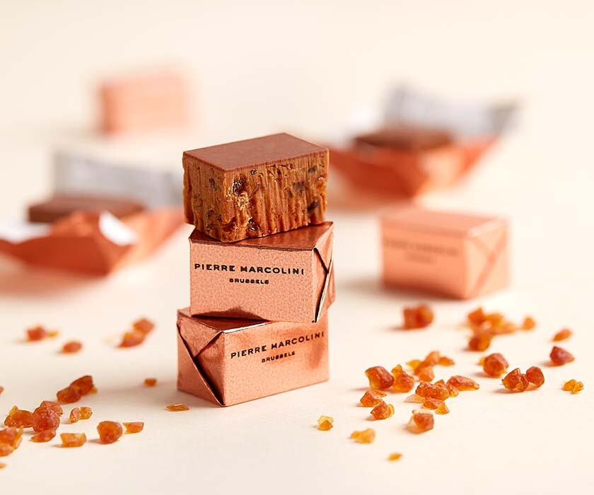 5 petits bonheurs caramel praline bar Permanent collection