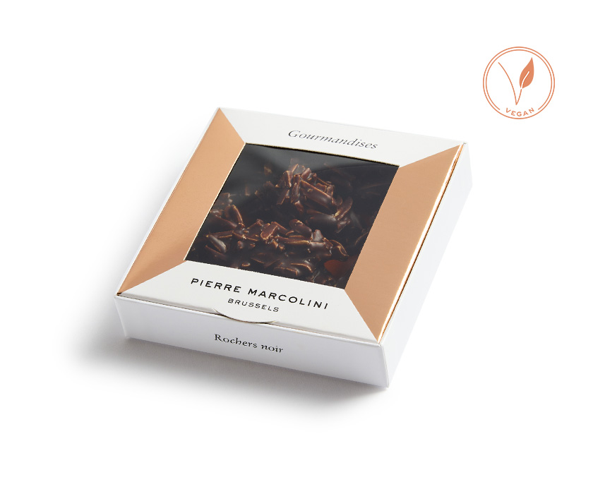 Dark chocolate rochers