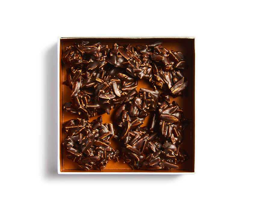 Dark chocolate rochers