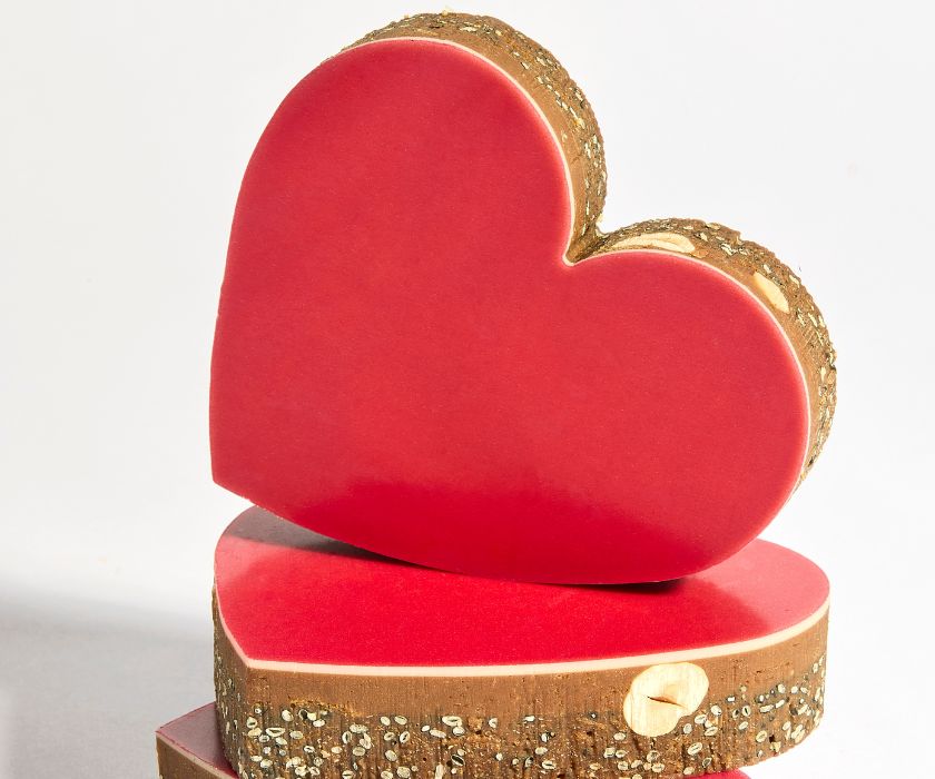 Large praline heart 