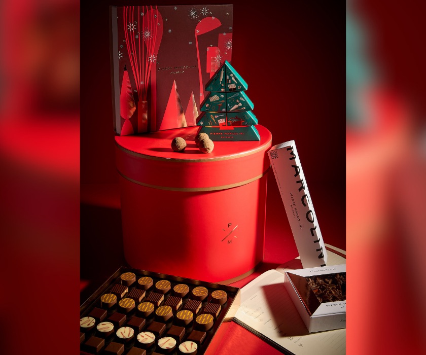 Christmas hat box