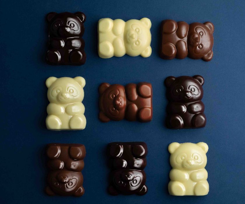 Coffret panda au chocolat au lait  pierre marcolini