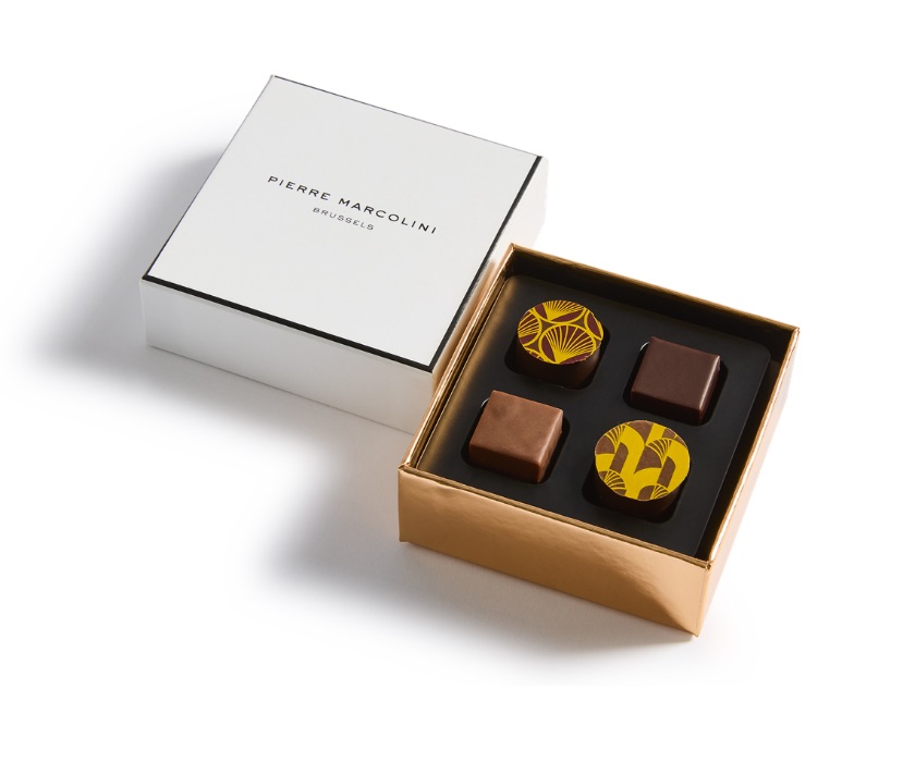 Coffret 4 classiques de noël pierre marcolini