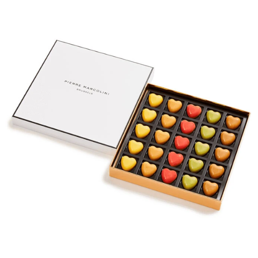 Coffret chocolat coeur 