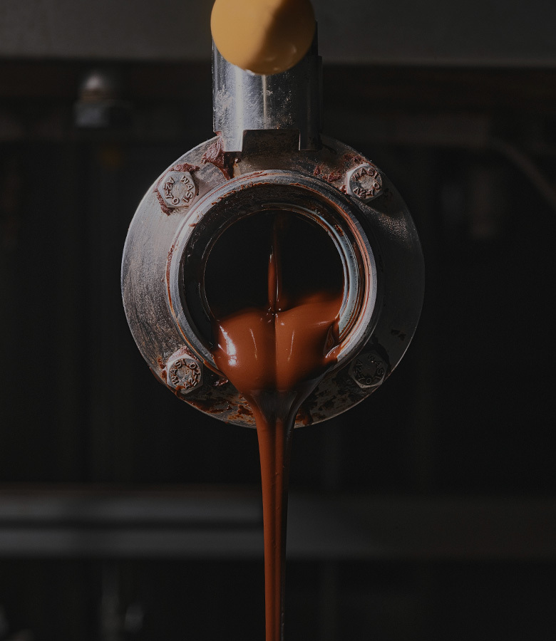 bloc de lien chocolat fondue