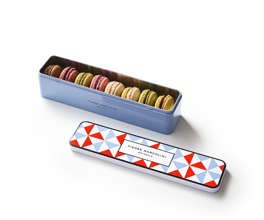 Doosje van 4 macarons &ldquo;mijn reizen door japan&rdquo; 